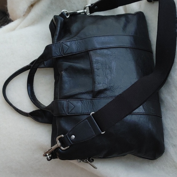 Jack Spade Bags Jack Spade Unstructured Soft Black Leather